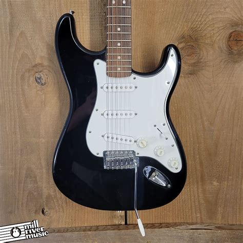 Fender Starcaster Electric Guitar Black Used | Reverb