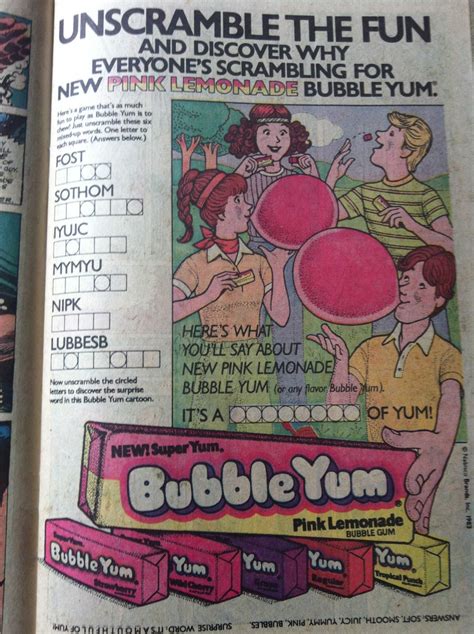 Walking The Candy Aisle: Old Ads bubble gum pt 1