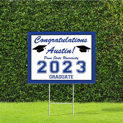 Yard Sign Graduation 2024 - Waly Amalita