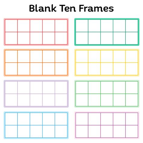 Blank 10 Frame Printable - Printable Templates