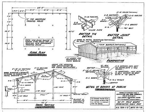 153 Free DIY Pole Barn Plans and Designs That You Can Actually Build ...