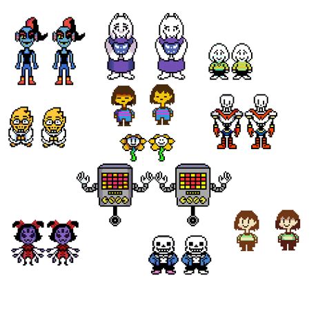 Undertale Battle Sprites