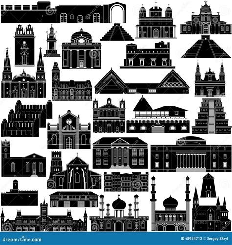 American Architecture-10 stock vector. Illustration of abstraction ...