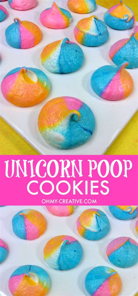 Whimsical Meringue Unicorn Poop Cookies | Recipe | Unicorn poop cookies ...