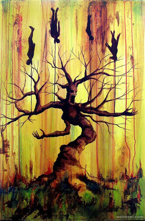 35 Stunning and Beautiful Tree Paintings for your inspiration - 22 tree ...