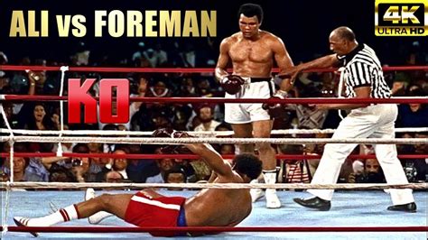 Actors 1974 MUHAMMAD ALI VS GEORGE FOREMAN KNOCKOUT PUNCH MATCH ...