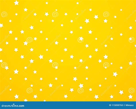 Fondo Amarillo Abstracto De La Estrella Stock de ilustración ...