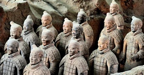 Terracotta Warriors at Qin Shi Huang Mausoleum in Xi’an, China ...