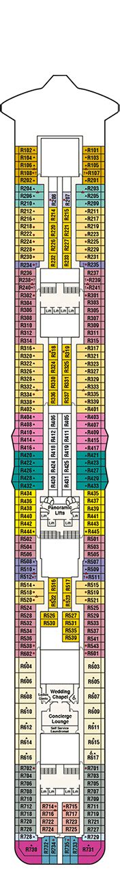 Regal Princess Deck plan & cabin plan