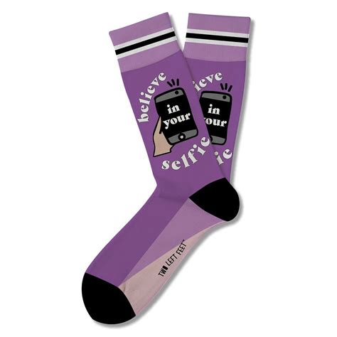 Two Left Feet Socks - Believe In Your Selfie – Sunshine Daydream