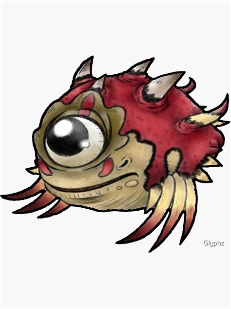 "Subnautica Below Zero Crashfish" Sticker for Sale by Glyphz | Redbubble