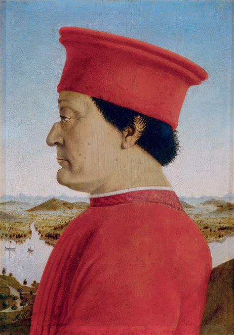 Portrait of the Duke of Urbino by Piero della Francesca