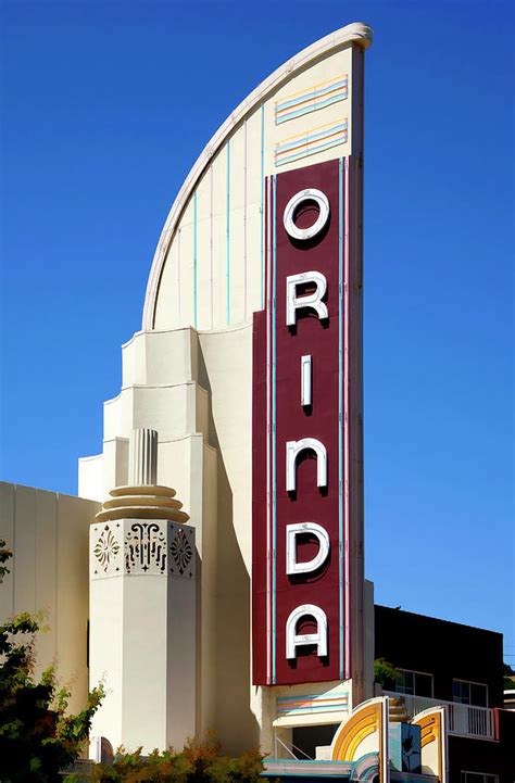 Orinda movie theatre in Orinda, CA. Photograph by Michael Beiriger ...