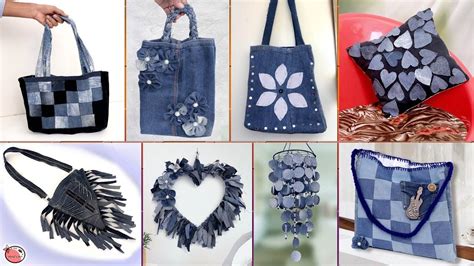 Old Jeans Reuse Craft Ideas !!! DIY Old Clothes || Best Out of Waste ...