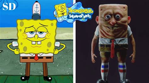 SpongeBob SquarePants Characters In Real Life | Star Detector - YouTube