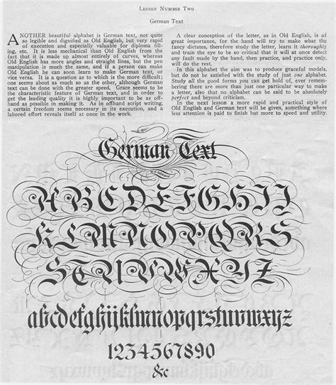 Ornate German calligraphy guide | Alphabet, Kalligraphie