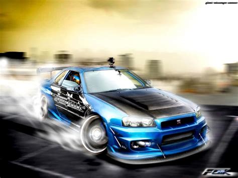 Free download Nissan Skyline GT R R34 Night Holy Drift HD Car ...