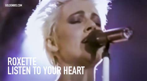 Roxette - Listen To Your Heart - Golden 80s Music