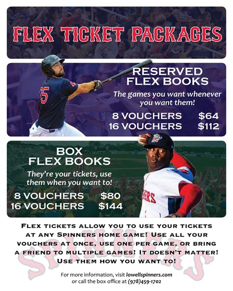 Flex Ticket Packs | Spinners