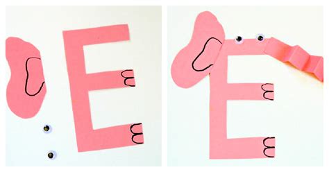 E is for Elephant Craft – Preschool E Craft – ParentingBest.com