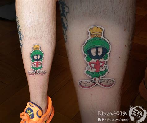 Marvin the martian sticker tattoo | Word tattoos, Tattoos, Zen tattoo