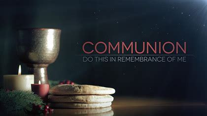 Communion Background Video