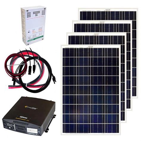 Grape Solar 400-Watt Off-Grid Solar Panel Kit #solargenerator | Off ...