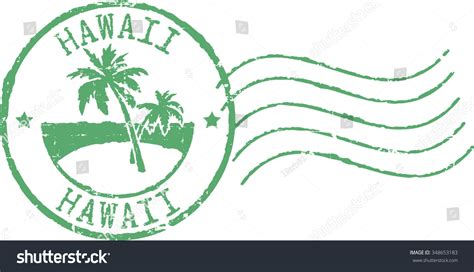 1,073 Hawaii postcard stamp Images, Stock Photos & Vectors | Shutterstock