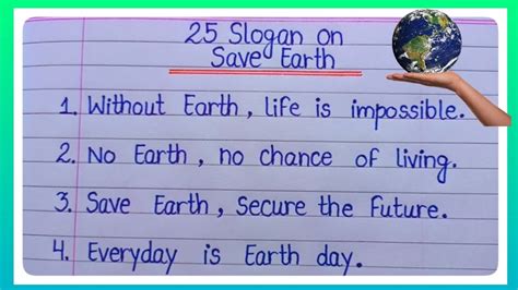 Slogan On Save Earth In French The Earth Images Revimage Org - PELAJARAN