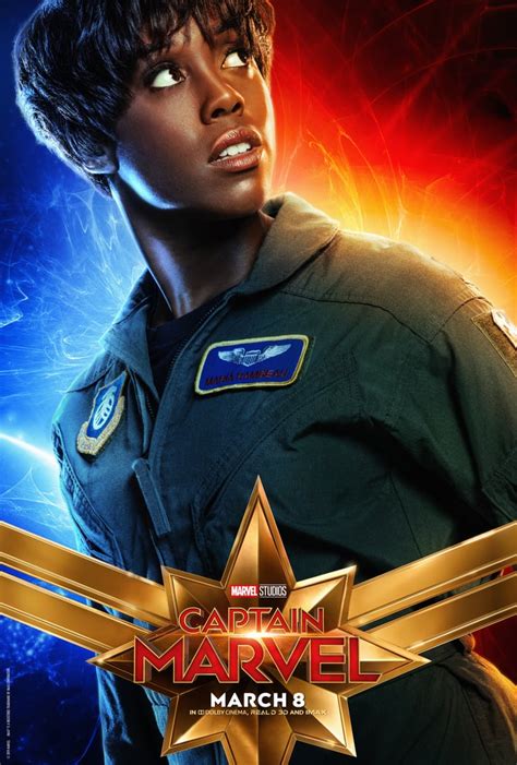 Lashana Lynch as Maria Rambeau | Captain Marvel Character Posters ...