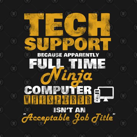 Tech Support Computer Whisperer Funny - Tech Support - T-Shirt | TeePublic