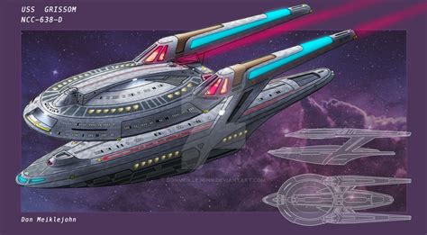 USS Grissom by DonMeiklejohn on @DeviantArt | Star trek ships, Star ...