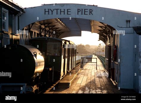 Hythe Ferry and Pier Railway; Southampton; England; UK Stock Photo - Alamy