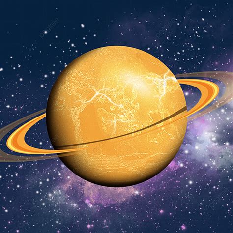 Solar System Planets PNG Image, Solar System Planet Universe Yellow ...