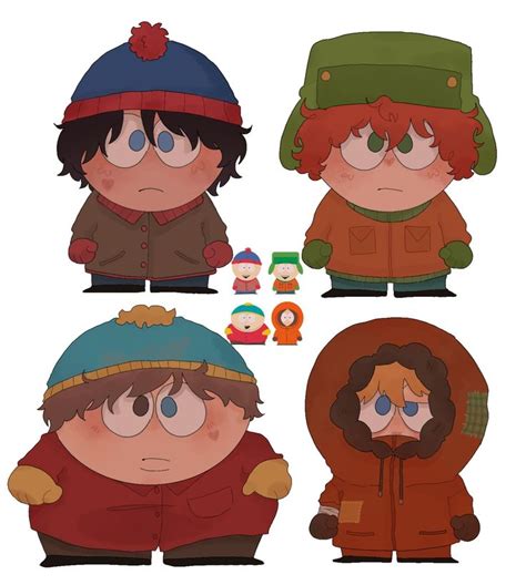 old redraw of the main boys #southpark | South park anime, Kenny south ...