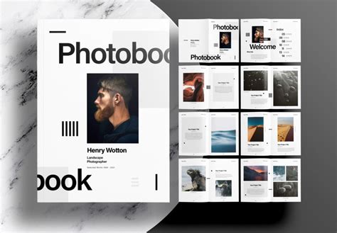 Free InDesign Photobook Layout Templates