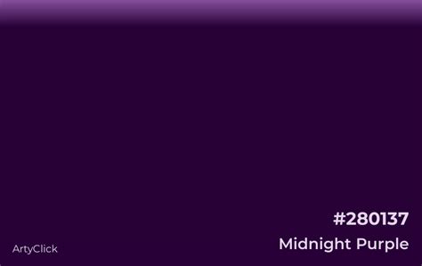 Midnight Purple Color | ArtyClick