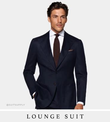 Lounge Suits: Black Jacket Suiting