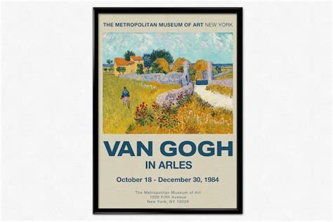 Van Gogh Exhibition Poster Vincent Van Gogh Farmhouse in - Etsy Ireland