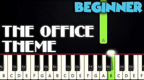 The Office Theme | BEGINNER PIANO TUTORIAL + SHEET MUSIC by Betacustic ...