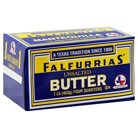 Falfurrias Unsalted Butter Quarters - Shop Butter & Margarine at H-E-B