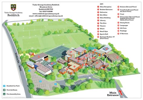 Academy Map - Tudor Grange Academy Redditch