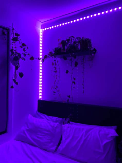 Purple Led Lights Purple Neon Aesthetic Bedroom - Purple neon lights is ...