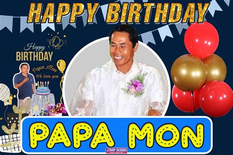 Simple Birthday Tarpaulin Design