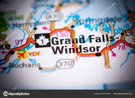 Grand Falls Windsor Canada Map Stock Photo by ©aliceinwonderland2020 ...