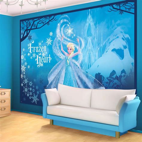 frozen wallpaper for bedroom,wall,aqua,wallpaper,mural,furniture ...