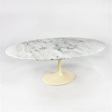 Vintage Italian Large Oval Marble Dining Table, 1960s | #240389