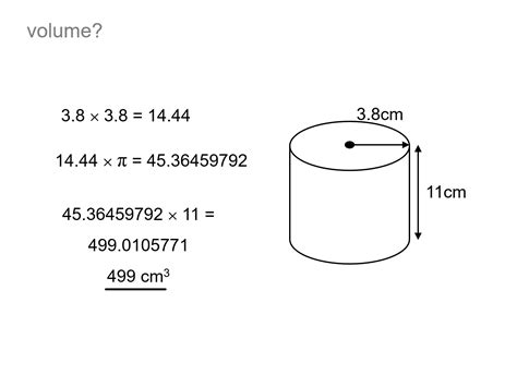 How To Calculate The Volume Of A Cylinder 4 Steps With