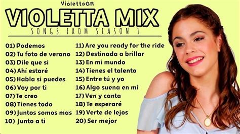 VIOLETTA - BEST SONGS • Season 1 ( 1 HOUR ) | VIOLETTA PLAYLIST / MIX ...