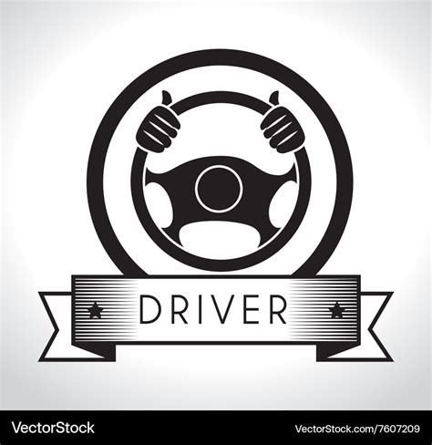 Driver car design Royalty Free Vector Image - VectorStock